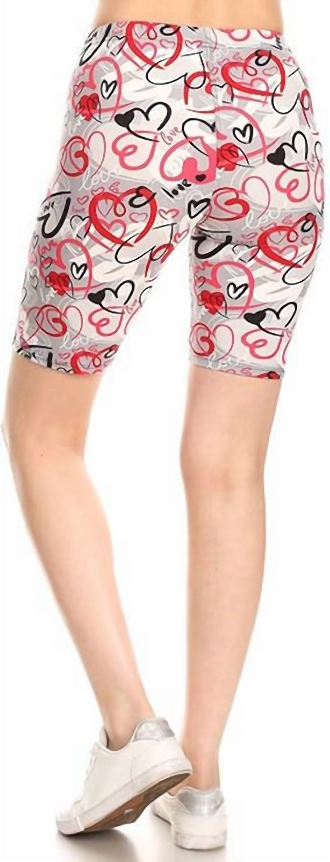 Love It - Valentines Biker Babe Shorts