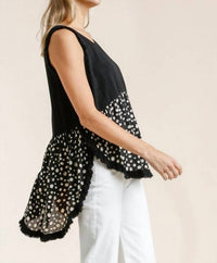Umgee - Fringed Dalmatian Top