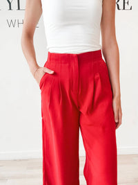 Skies Are Blue - Ginnie Luxe Wide Leg Pants