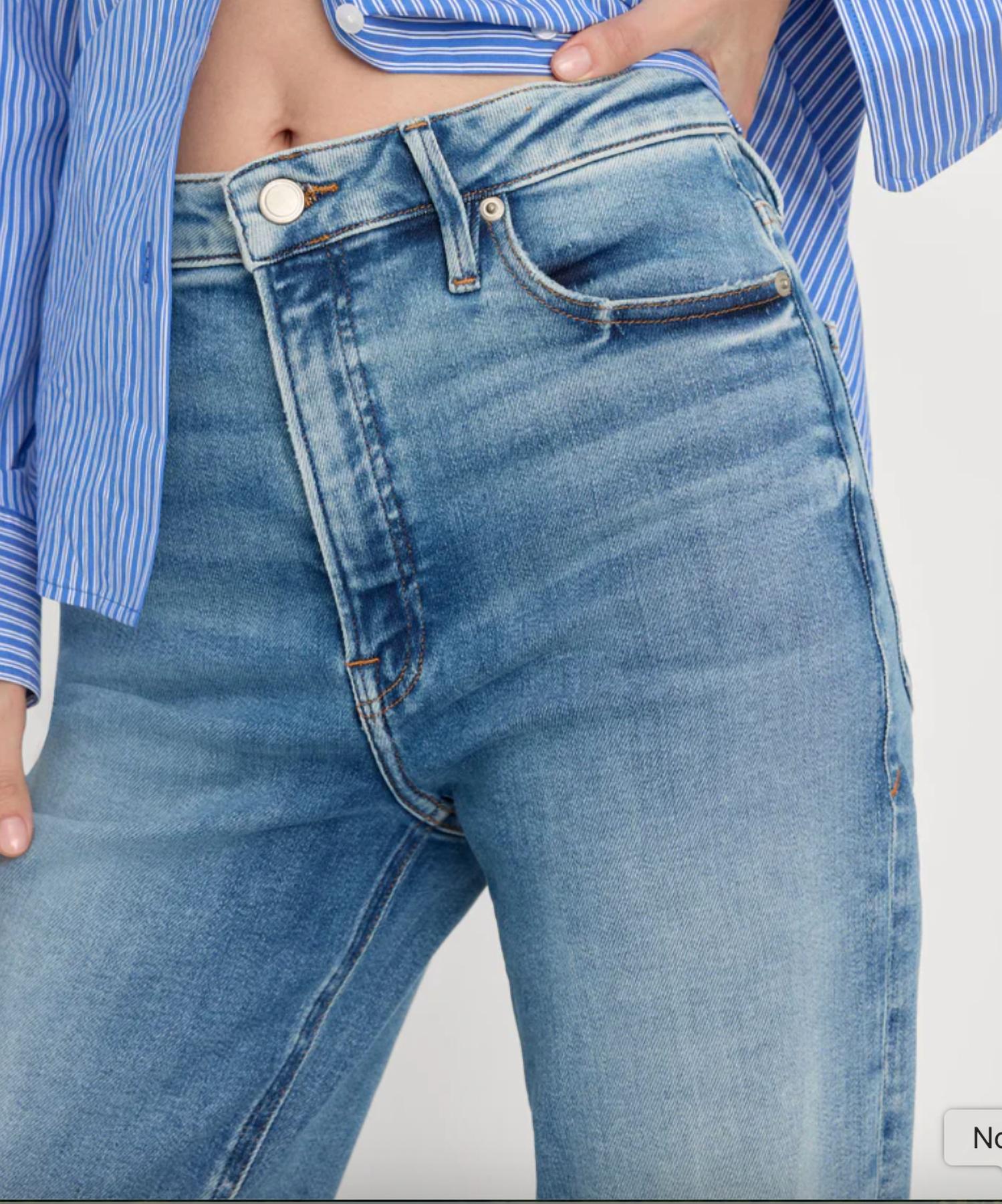 Good American - Soft Tech Good True Straight Jeans