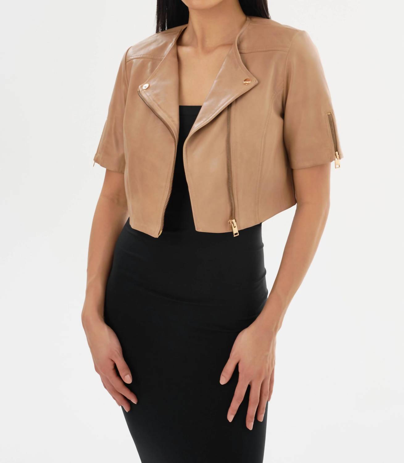 Lamarque - Kirsi Cropped Biker Jacket