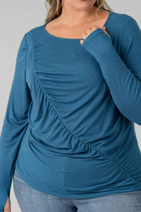 Capsule 121 - Bell Logn Sleeve Crew Neck Tee - Plus