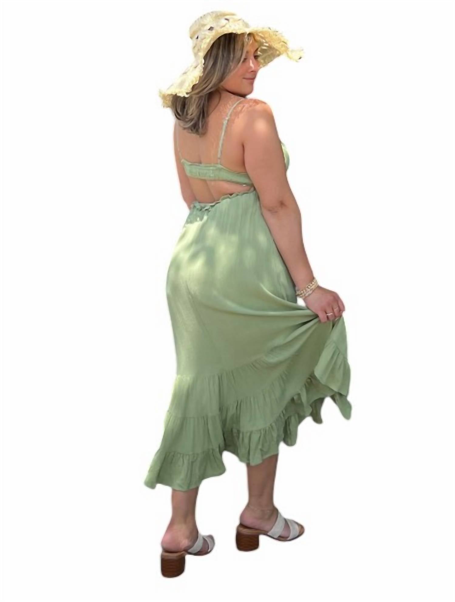 Iris - Eyelet Maxi Dress