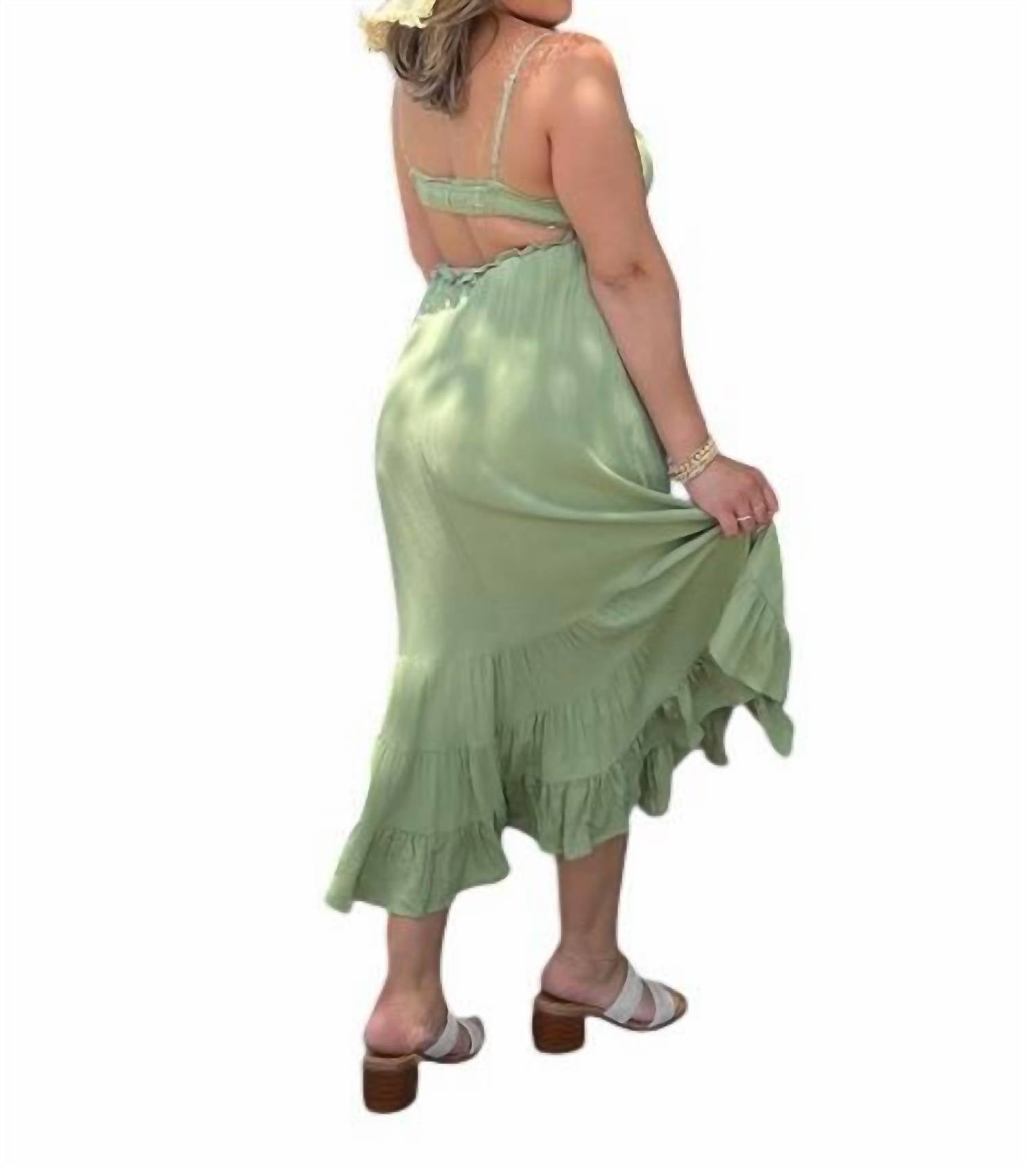 Iris - Eyelet Maxi Dress