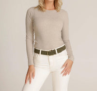 Amsterdam Heritage - Women's Roan Vintage Suede Leather Belt