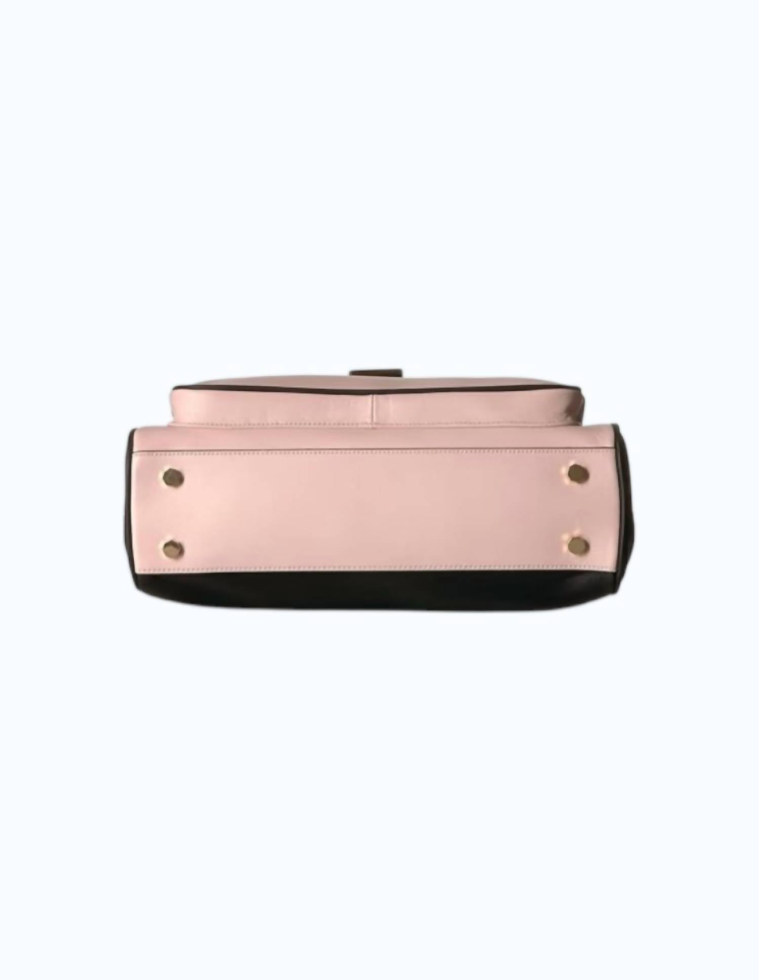 Luana Italy Women's Giorgia Satchel in pink black - women's bag - view 5