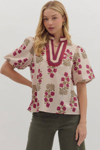 Entro - The Falling for Florals Top