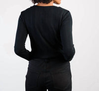 Able - Harper Pointelle Knit Top