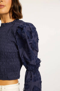 Caballero - Arabella Navy Top