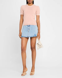 Frame - Pleated Mini Skirt