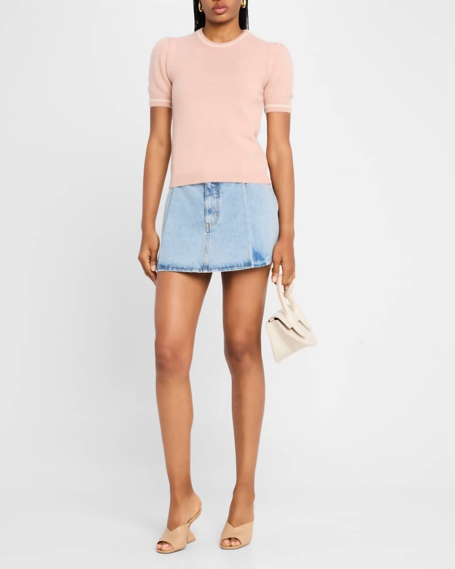 Frame - Pleated Mini Skirt