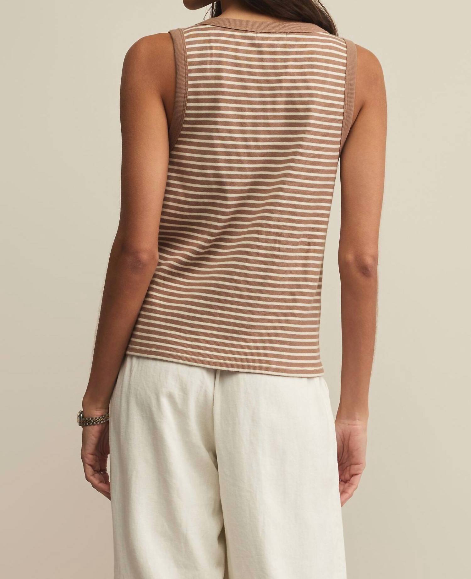 Z Supply - Elin Stripe Rib Tank Top
