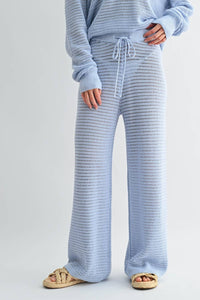Mono B - Malibu Crochet Knit Beach Pants