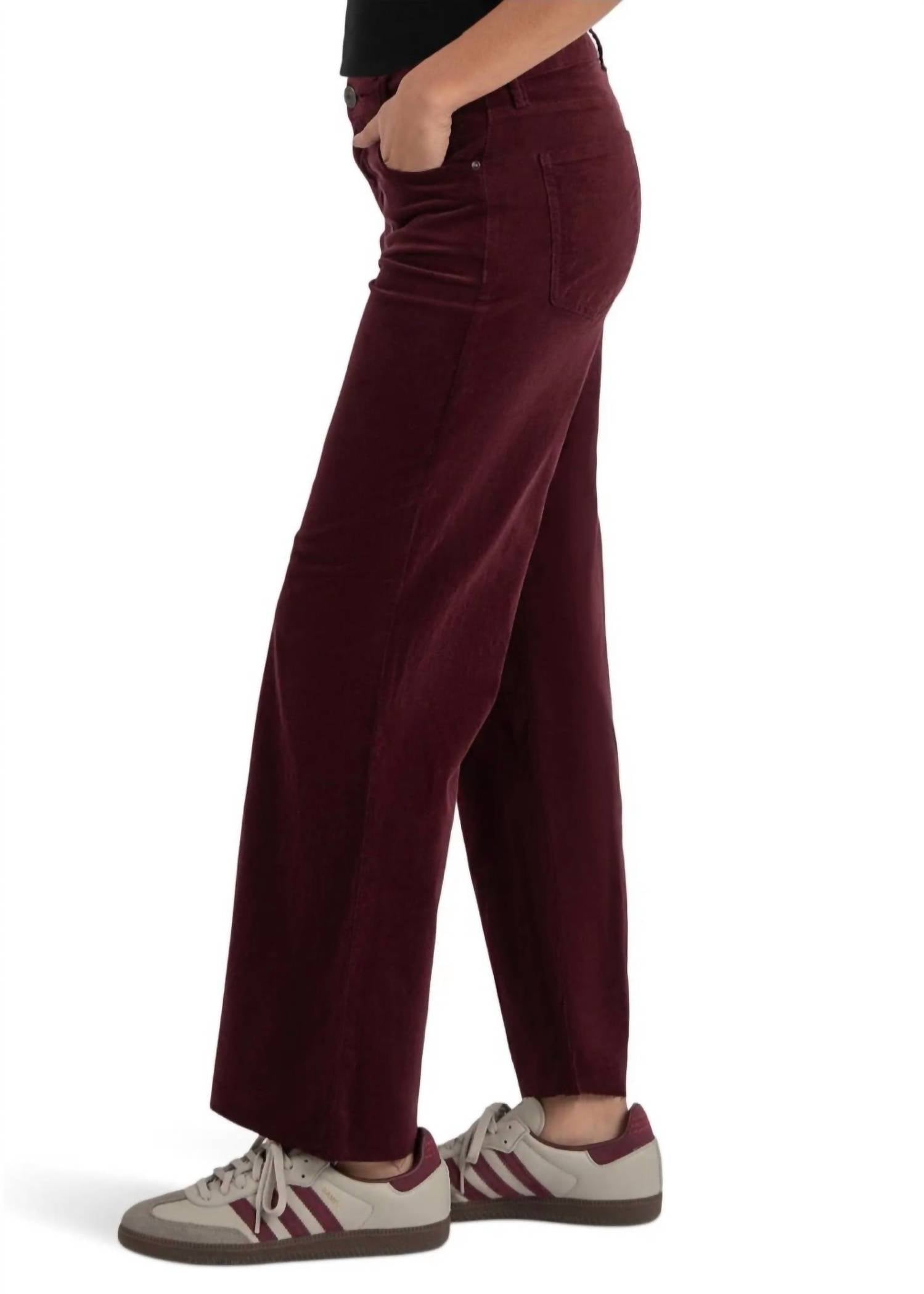 Kut From The Kloth - Meg High Rise Fine Wale Corduroy Pants