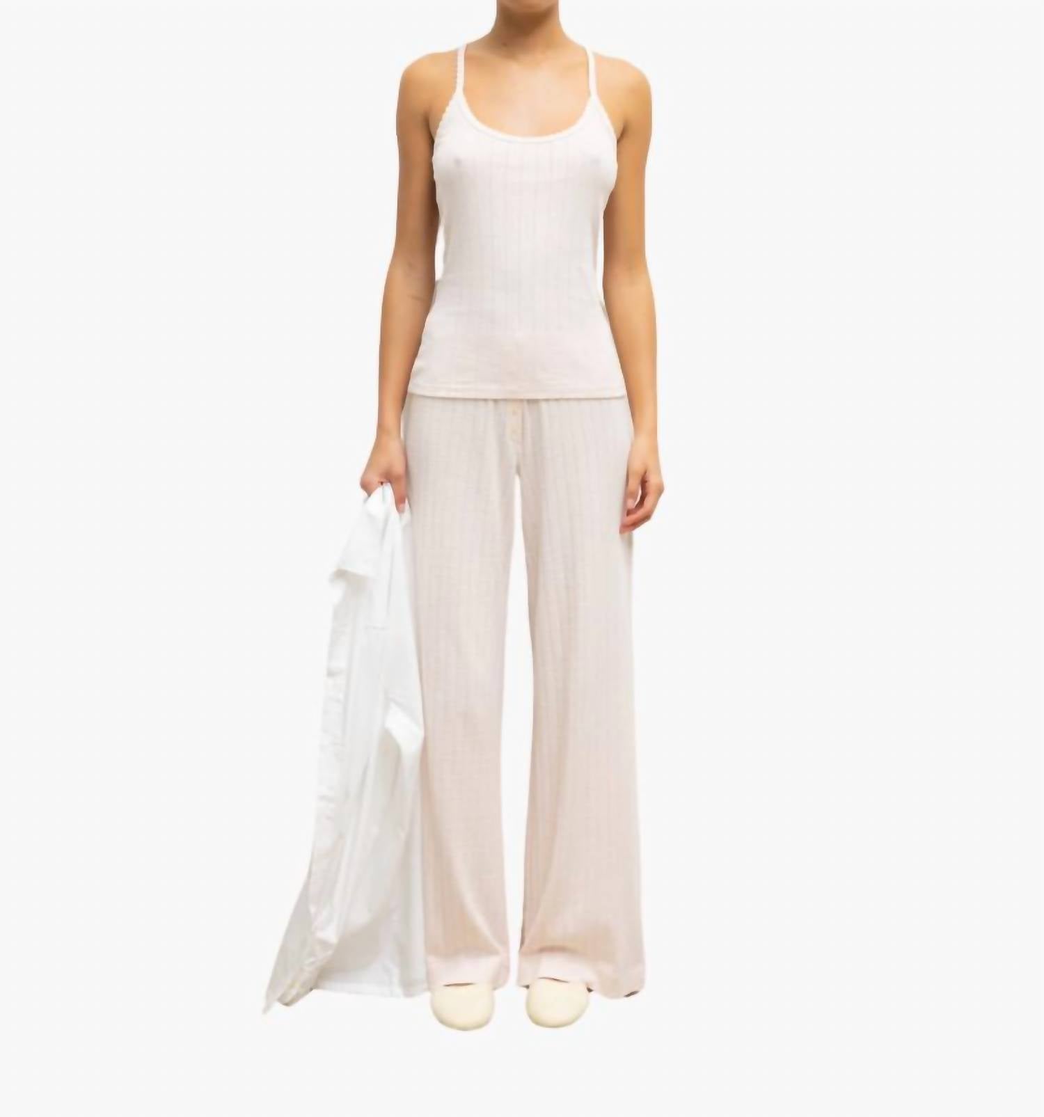 Leset - Pointelle Classic Tank Top
