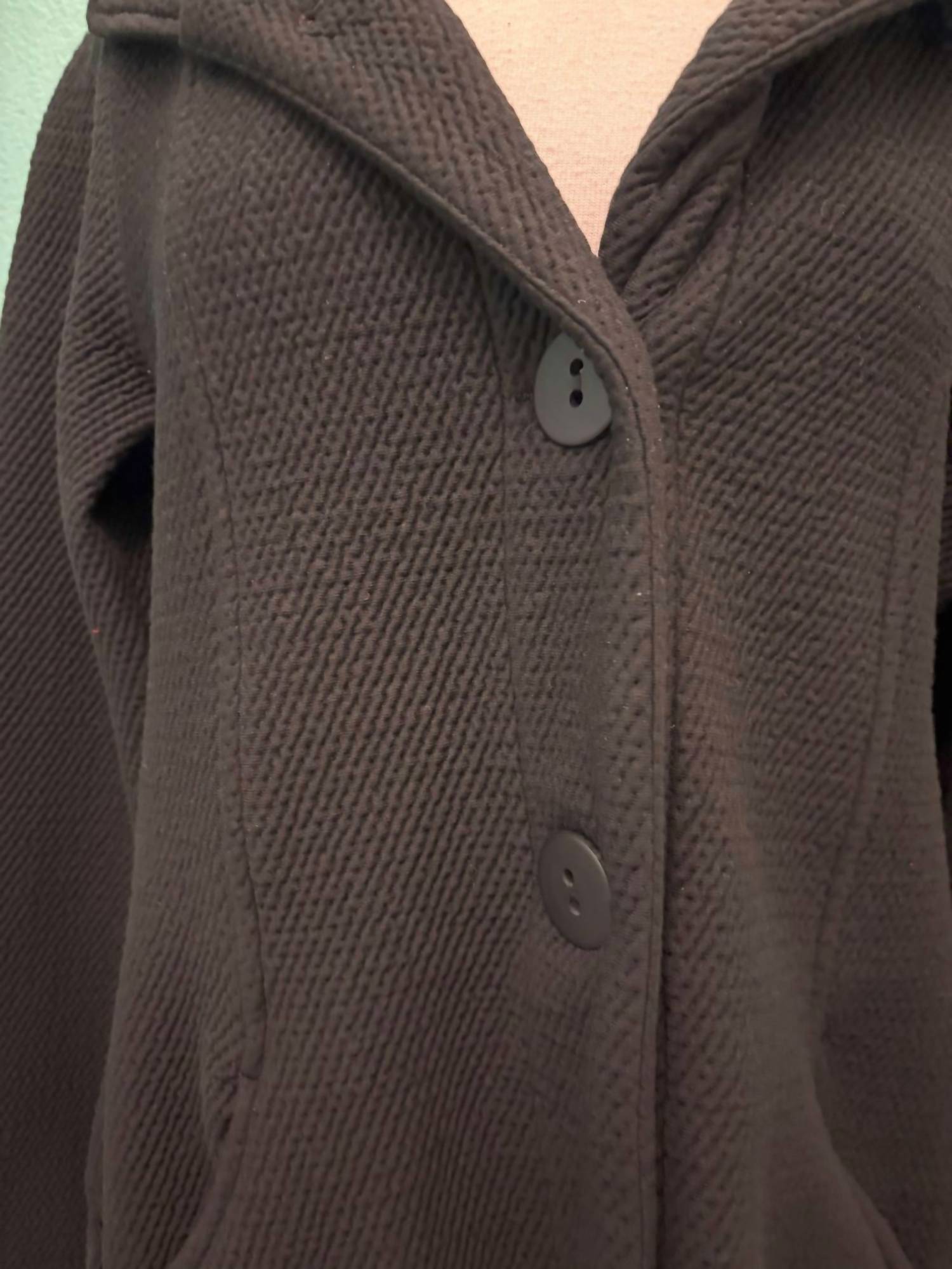 Dolcezza - Women's Long Knit Coat With Hood