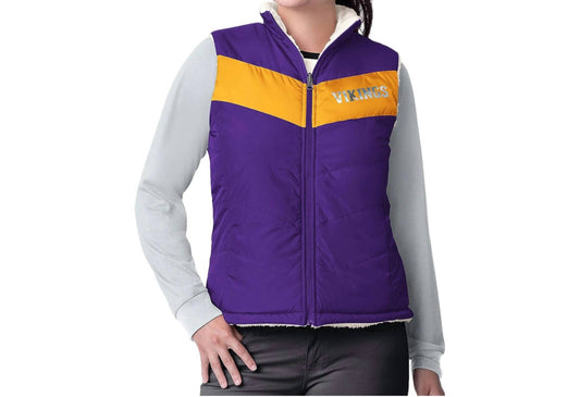 G-Iii - Minnesota Vikings Women's Reversible Game Rule Vest