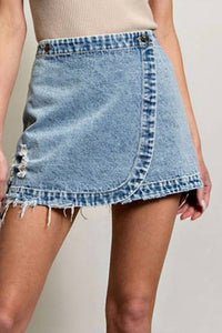 Ee:Some - Wrap Mini Skirt