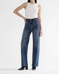 Mica Denim - Netty Super High Straight Leg Jeans