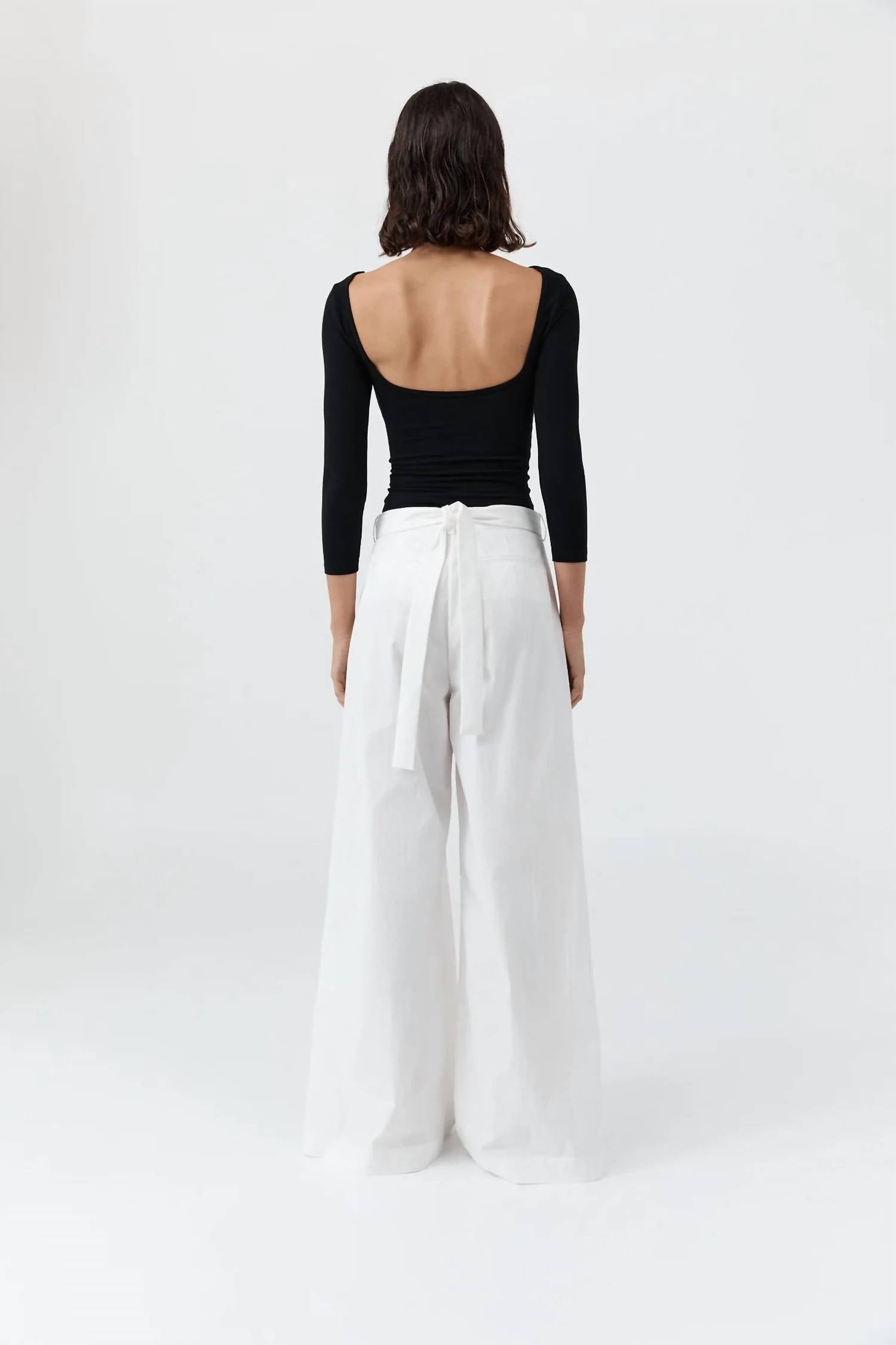 St. Agni - Soft Jersey Ballerina Top