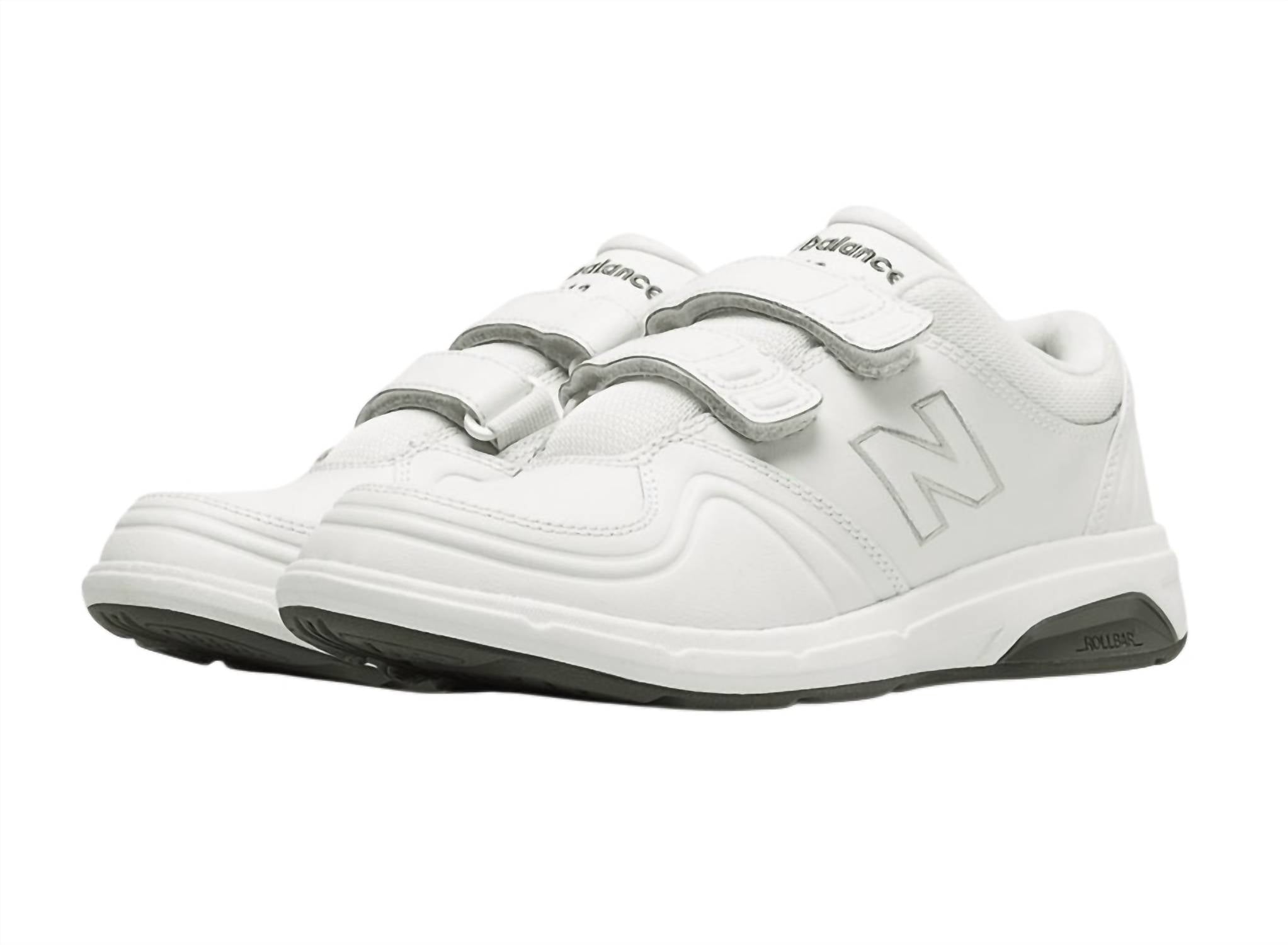 New Balance Women's Athletic Walking Shoes in velco white - women's shoe - view 4