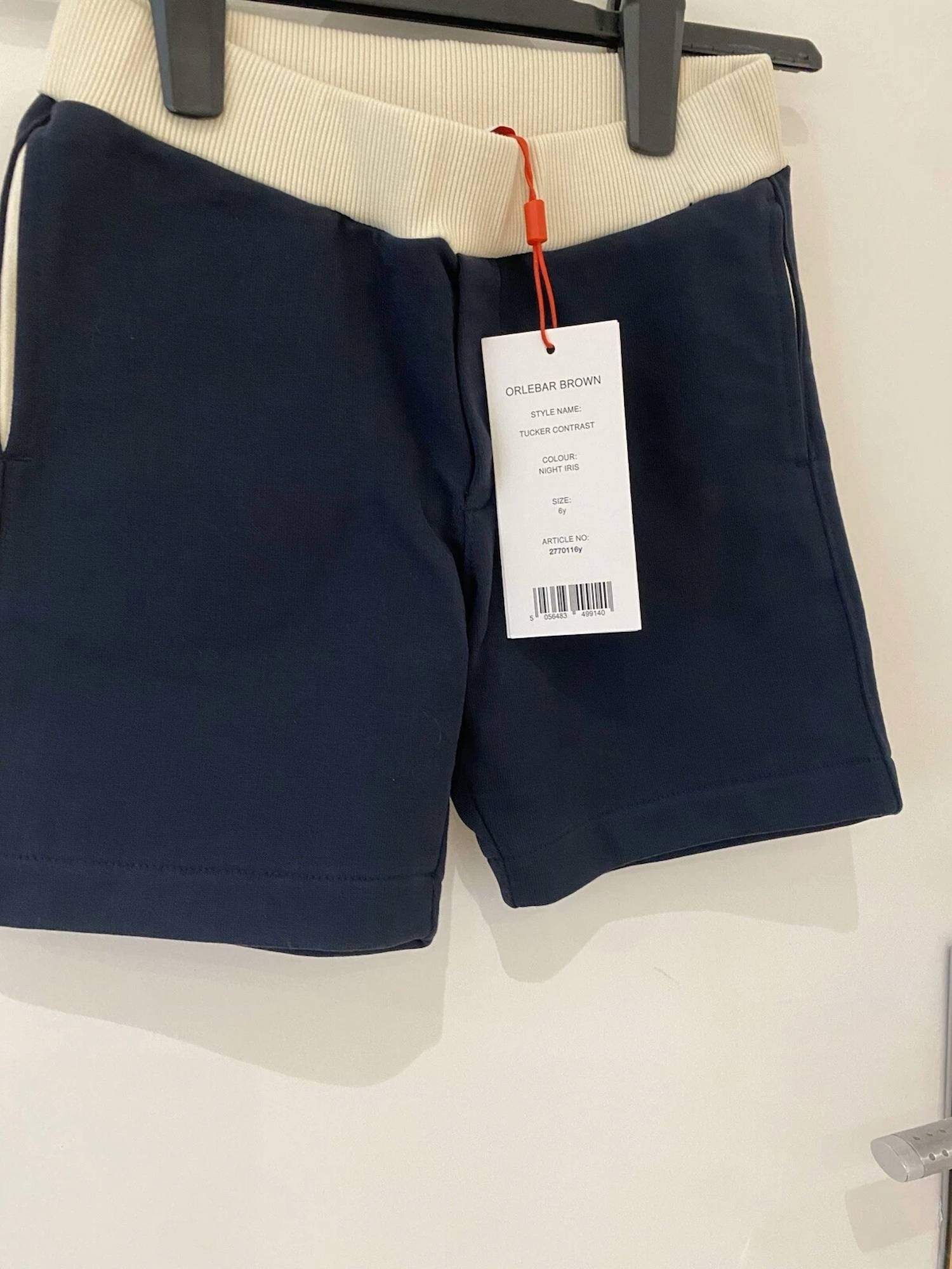 Orlebar Brown - Boy's Bottom Tucker Contrast Shorts