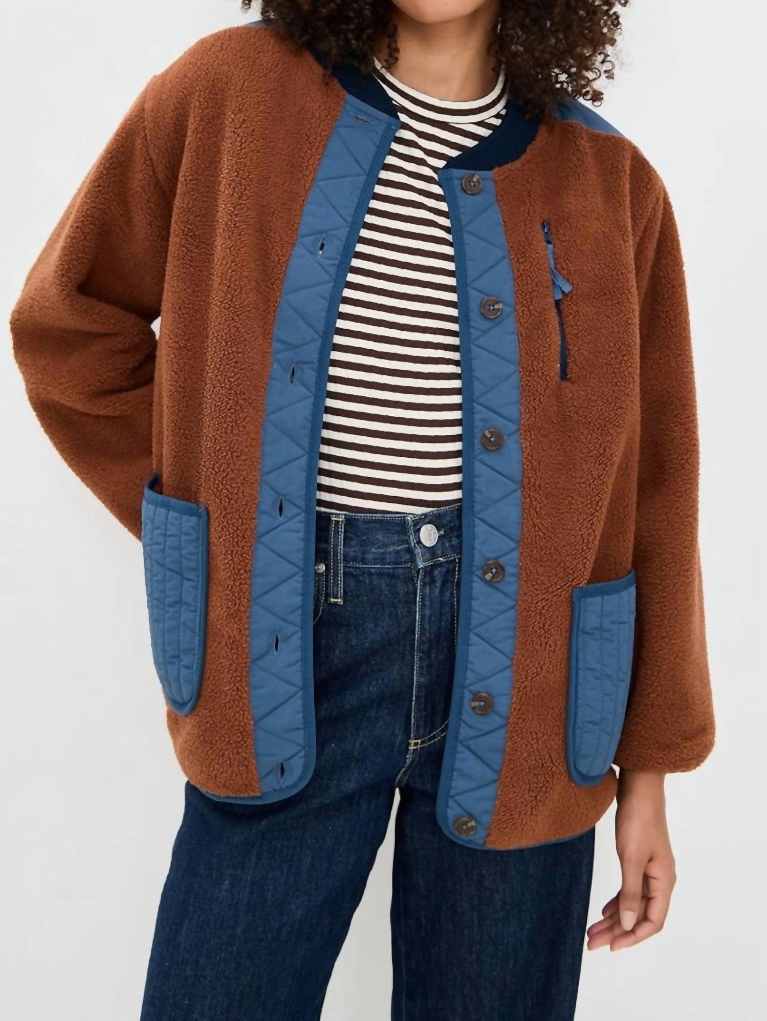 The Great Outdoors Plush Tundra Jacket in chocolate - women's jacket - view 4