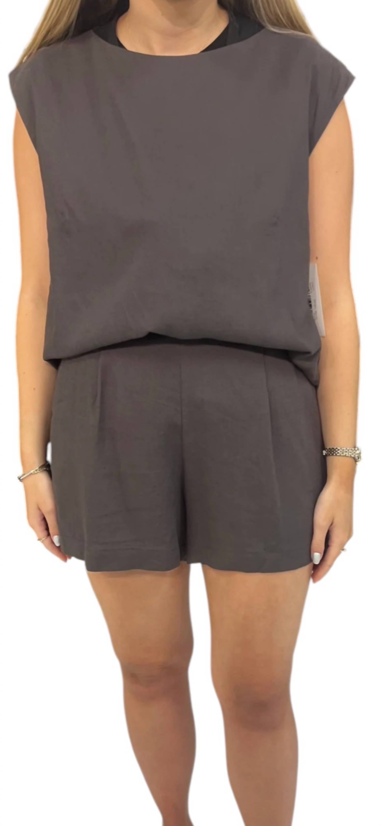 Fun 2 Fun - Pleat Detail Short Set