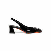 Santoni - Women's Buckle-shape Slingback Pump