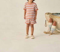 Rylee + Cru - Boy's Liam Stripe Knit Short Set