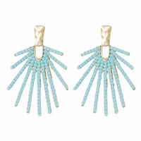 St. Armands Designs Of Sarasota - Women's Sunburst Statement Drop Earrings