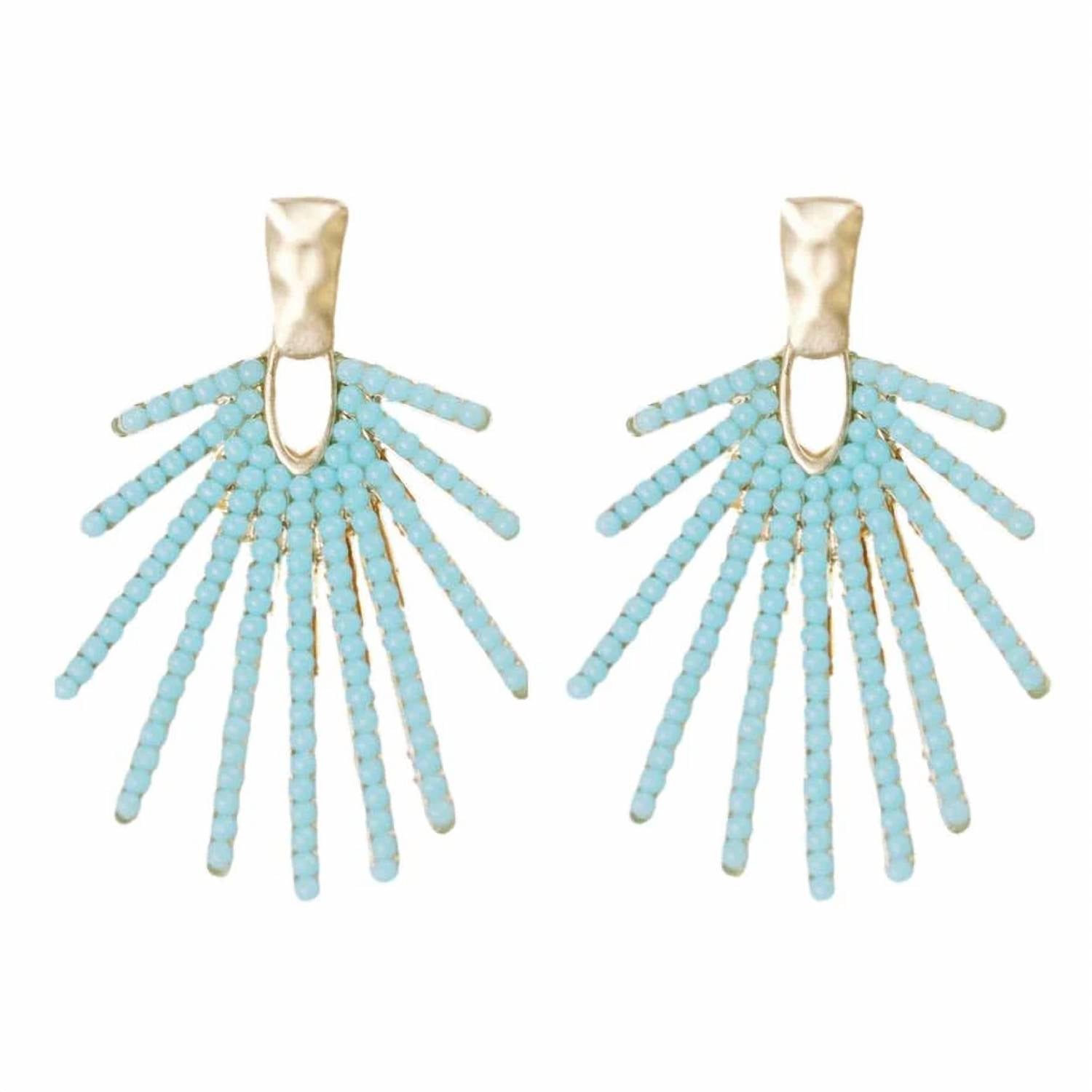 St. Armands Designs Of Sarasota - Women's Sunburst Statement Drop Earrings