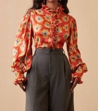 Celia B - Aurora Ruffle Top