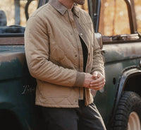 The Normal Brand James Canvas Liner Jacket in tan cedar - men's jacket - view 6