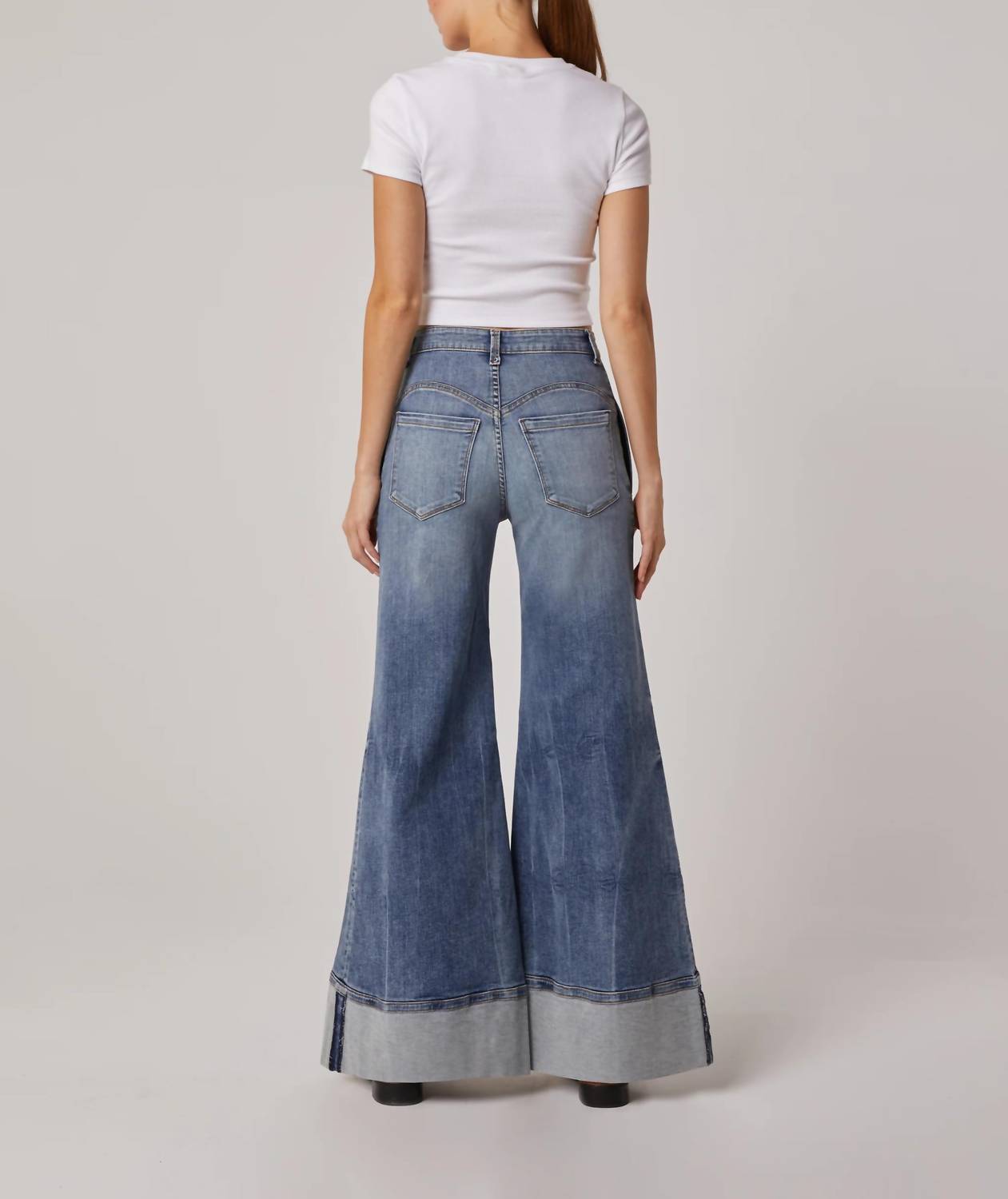 Edyson - Steve High Rise Wide Leg Jeans