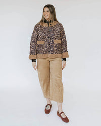 Klesis - Animal Print Quilted Jacket