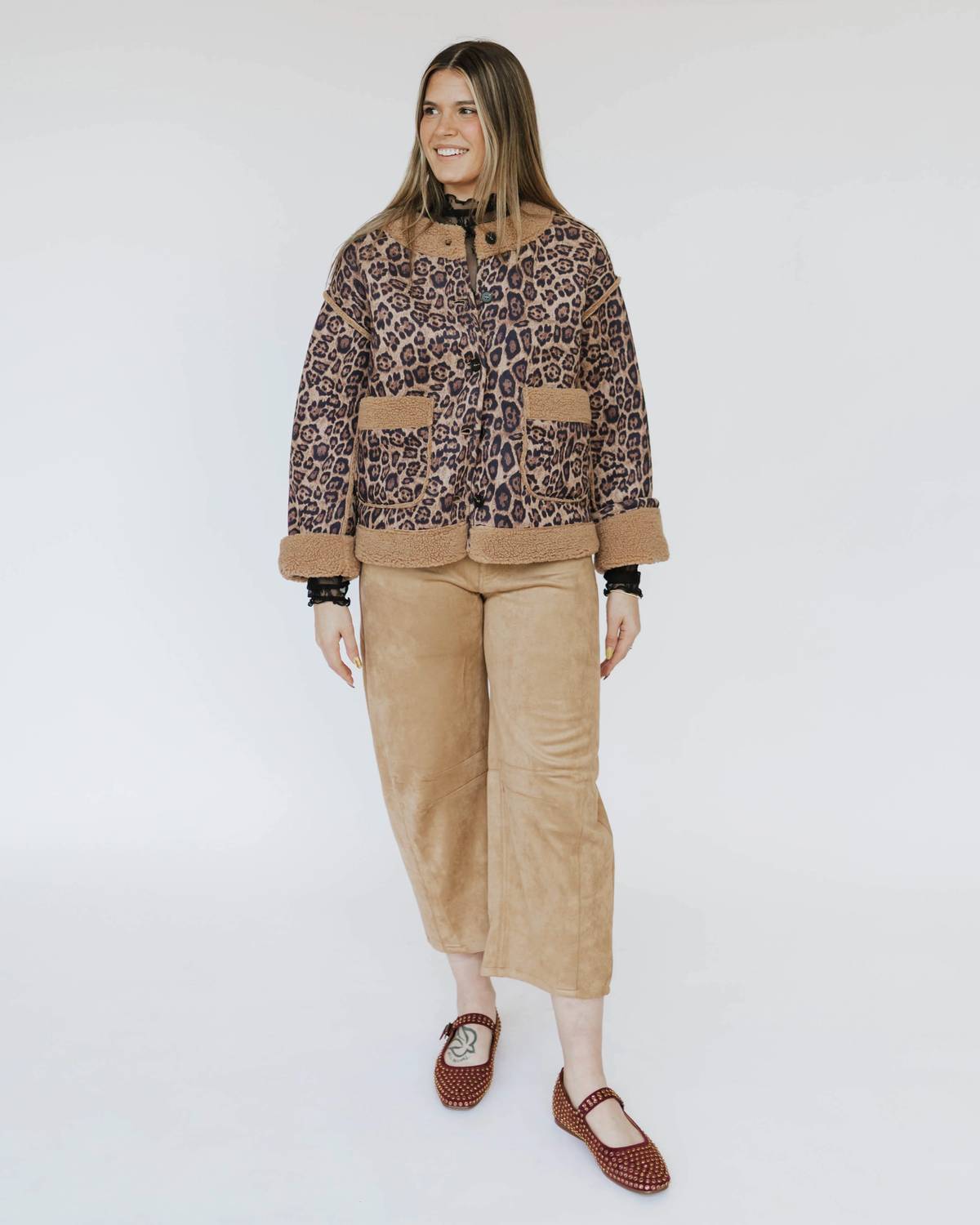 Klesis - Animal Print Quilted Jacket