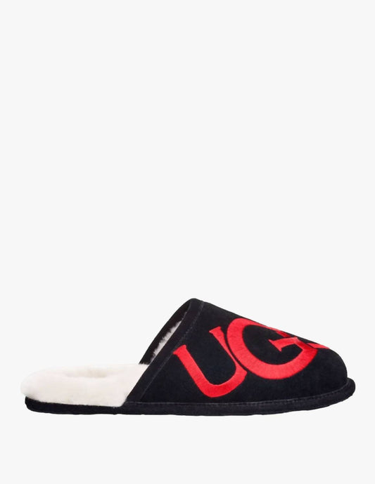 MENS SCUFF LOGO SLIPPER