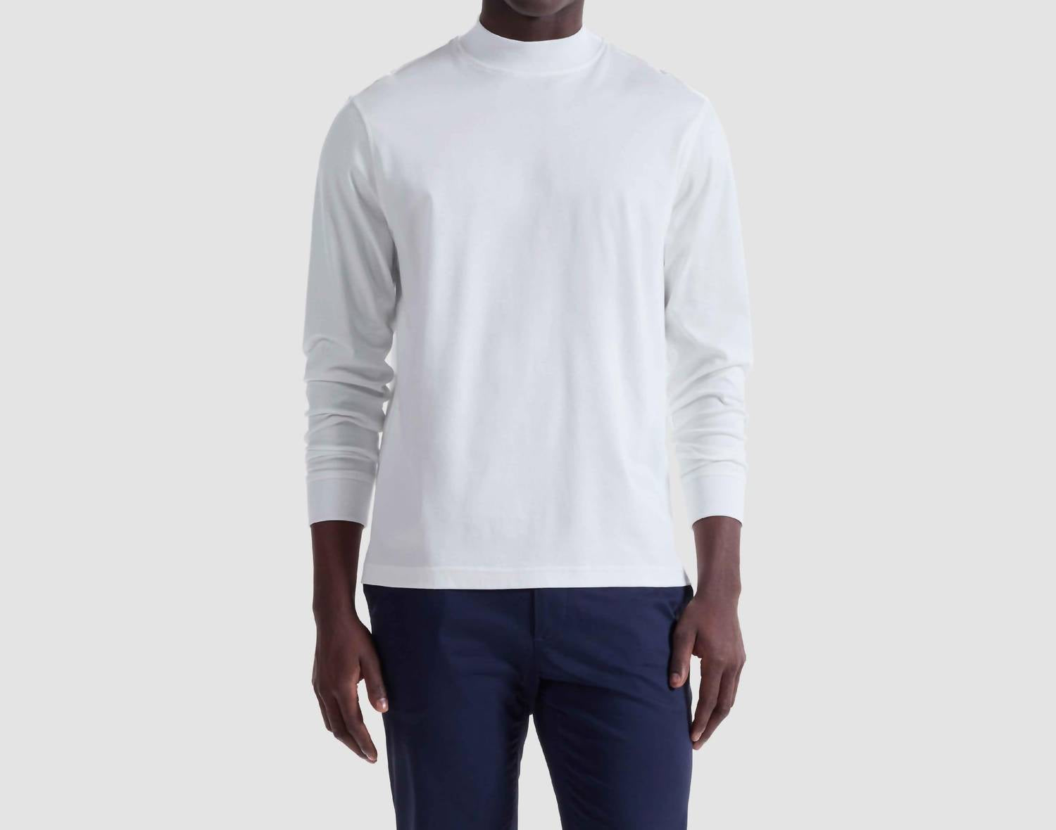 Bugatchi Uomo - Long Sleeve Mock Neck T-shirt