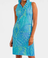 Gretchen Scott - Sleeveless Ruffneck Dress