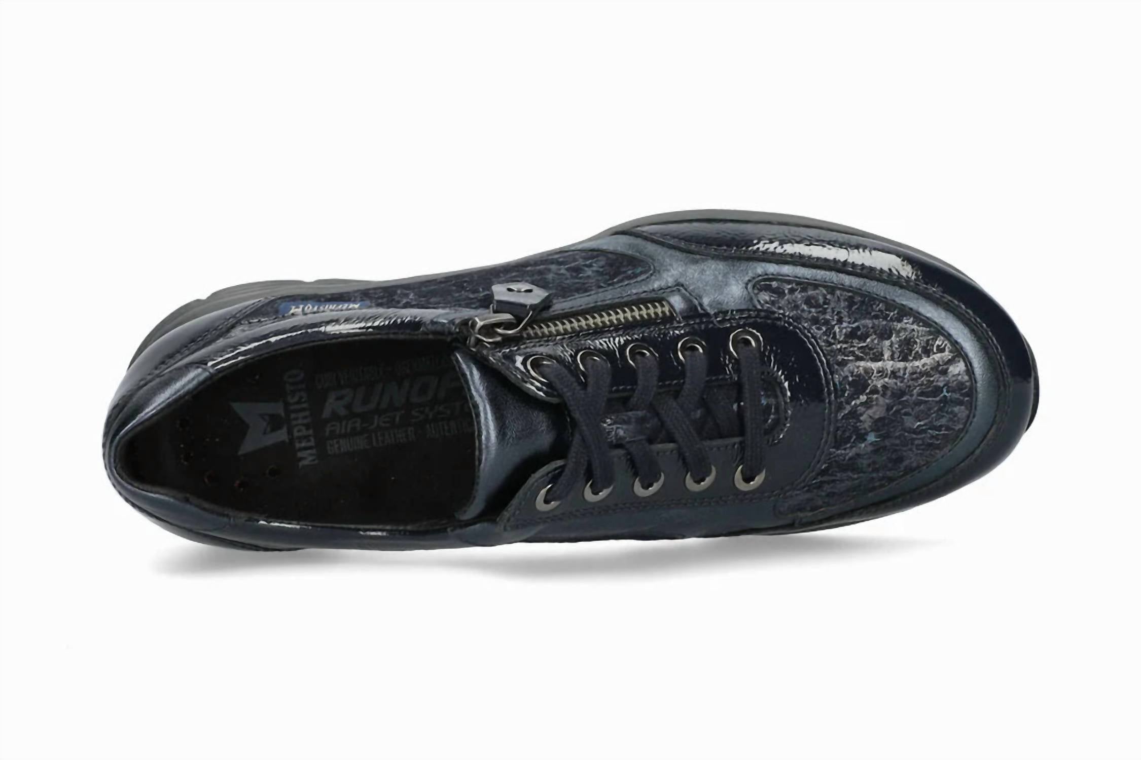 MEPHISTO Women's Ylona Sneakers in deep blue - women's sneaker - alternate view