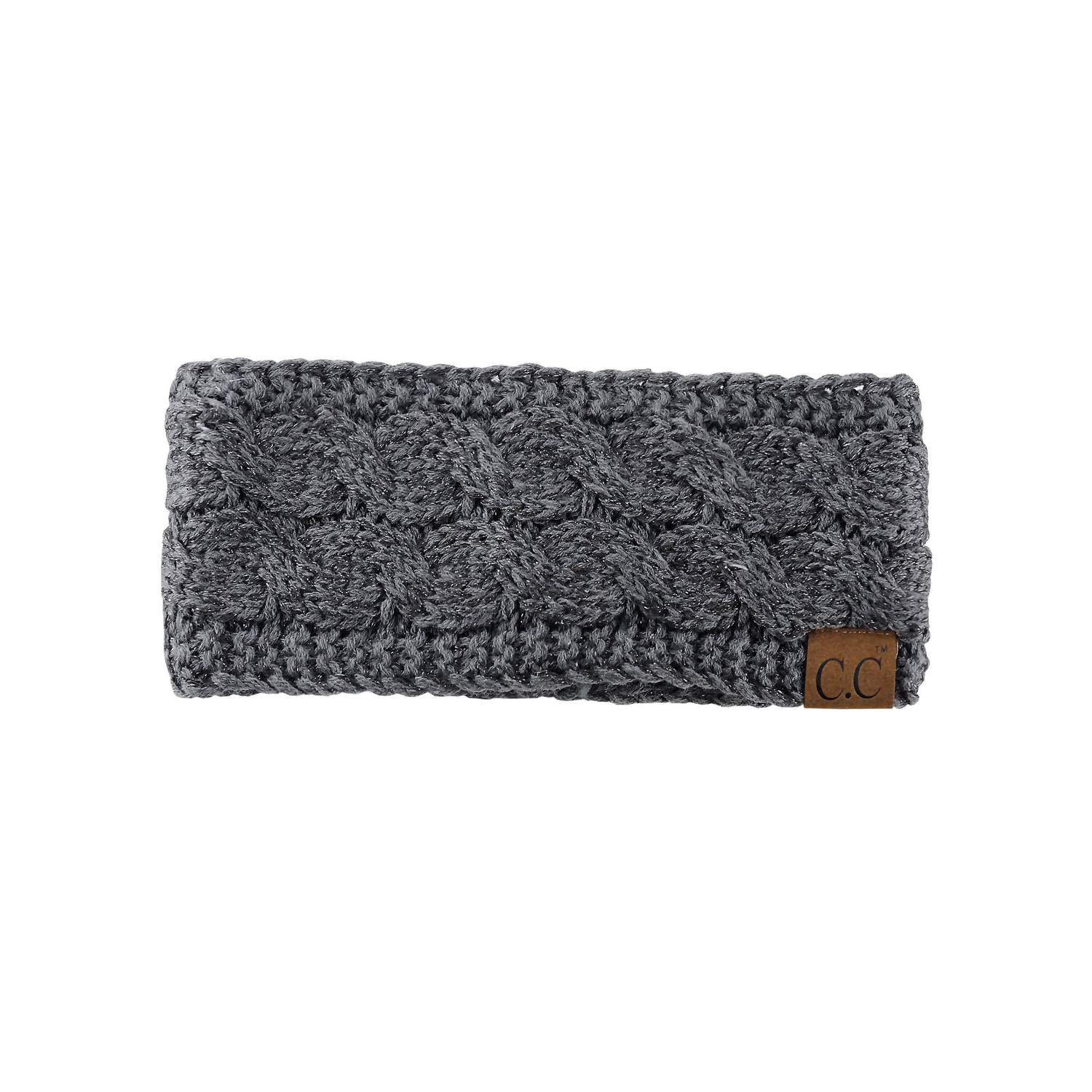 C.C Beanie - Cable Knit Lined Headwrap