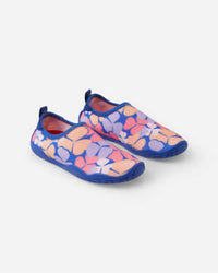 Reima Kid's Swimming Shoes in purple floral - kids' sneaker - detail view