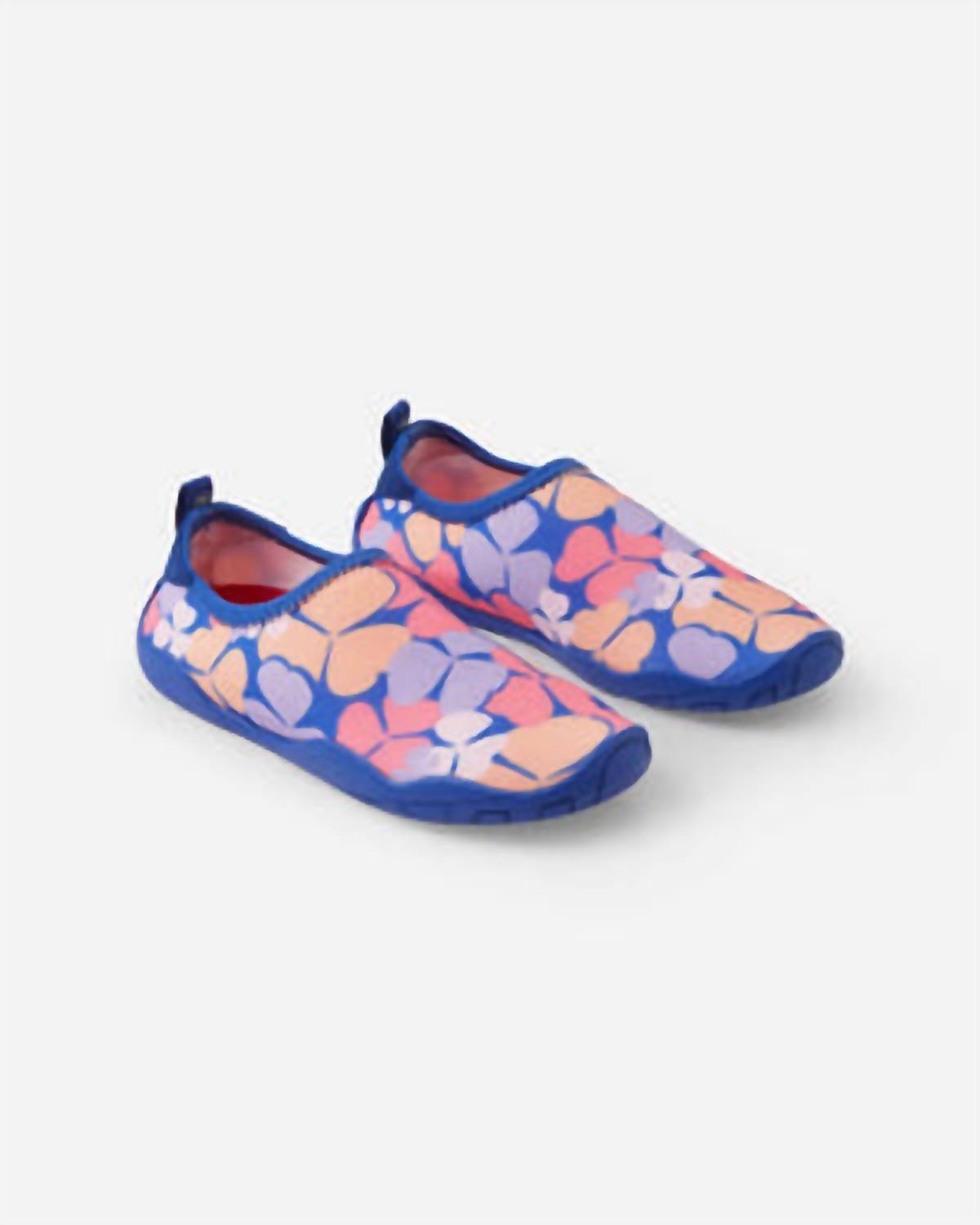 Reima Kid's Swimming Shoes in purple floral - kids' sneaker - detail view