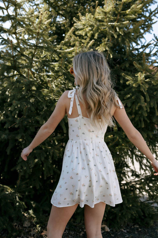 Le Lis - Tie Shoulder Floral Dress