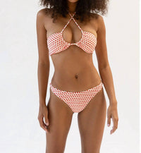 Dippin' Daisy's Amalfi Rockstar Bikini Top in red - women's swimwear - alternate view