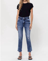 Vervet By Flying Monkey - Sunset Side Slit Jeans