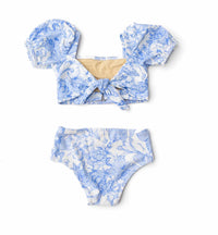 Shade Critters - Smocked Puff Sleeve Two Piece Swimsuit