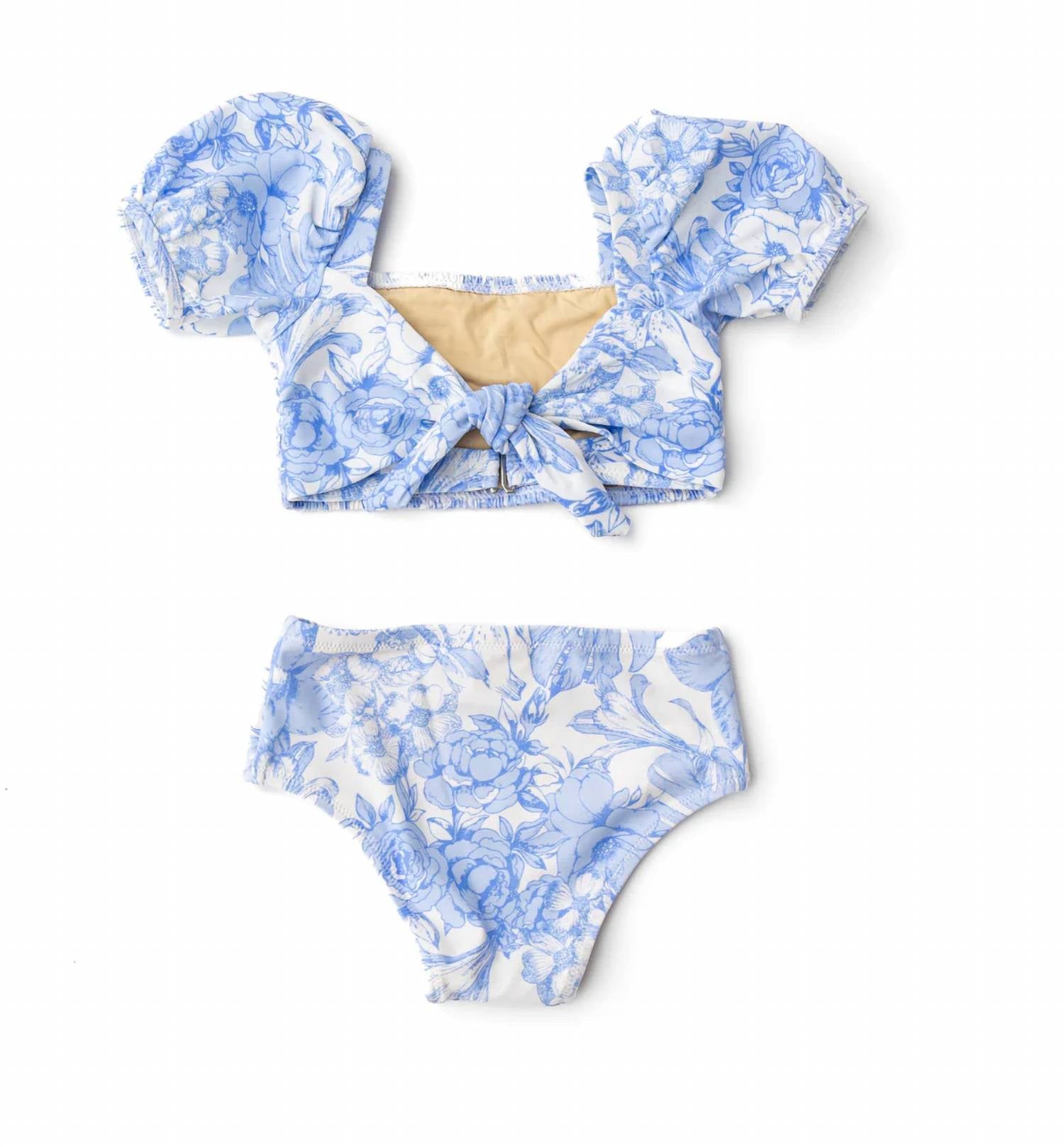 Shade Critters - Smocked Puff Sleeve Two Piece Swimsuit