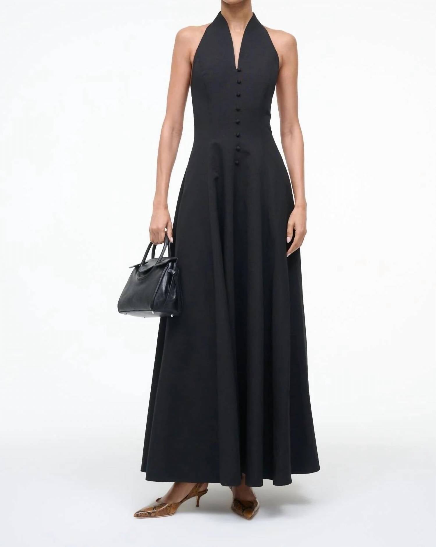Staud - Stella Halter Neck Dress
